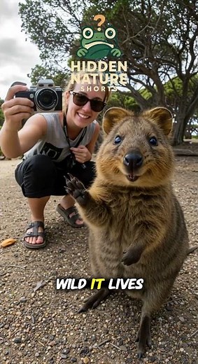 Meet the Quokka – The Happiest Animal on Earth 😊 #animalfacts #animals