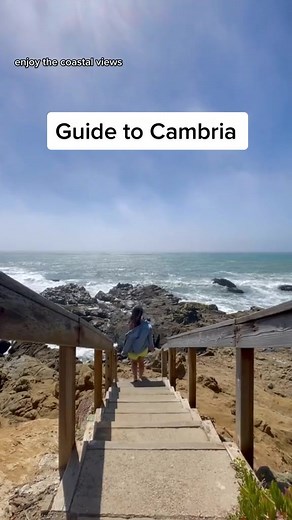 Heading to the charming town of @visitcambria on California’s Central Coast? Here is your quick guide to some of the best things to do in Cambia: 𝗦𝗮𝘃𝗲 𝗳𝗼𝗿 𝗮 𝗳𝘂𝘁𝘂𝗿𝗲 𝘃𝗶𝘀𝗶𝘁 🏨Stay at one of the hotels on Moonstone Beach Drive ⋆ you can easily walk across to the beach 🥾Go for a hike ⋆ visit Fiscalini Ranch Preserve, there are several entrances and you can even walk to the trail from the town ⋆ try Fern Canyon Henry Kluck Trail for a short nature walk ⋆ Washburn Campground Trails 