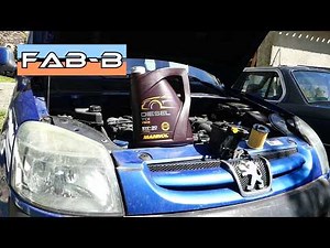 Oil change and fuel filter replacement on a Peugeot Partner 1.6 HDI... which isn't running smoothly
