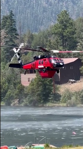 ​How Firefighting Helicopters Drop Tons of Water on Forest Fires
