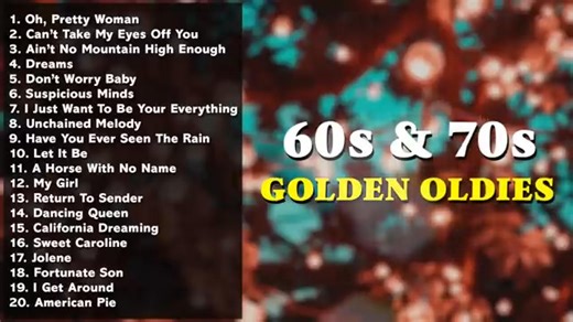 Golden oldies greatest hits playlist 60s & 70s #thesoundsandmusic #oldsonshits #60a70s | the SOUND's & MUSIC