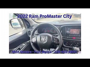 2022 Ram ProMaster City – The Perfect Work Van for Contractors | Mint Motors Fort Myers