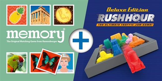 Bundle: memory® – The Original Matching Game from Ravensburger   Rush Hour® Deluxe – The ultimate traffic jam game!
