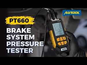 🔧 AUTOOL PT660 – Professional Intelligent Brake System Pressure Tester!#automobile