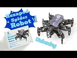 Unboxing an Arduino Robotics Kit - Adeept Hexapod Spider Robot Kit for Arduino | ADA033-Metal