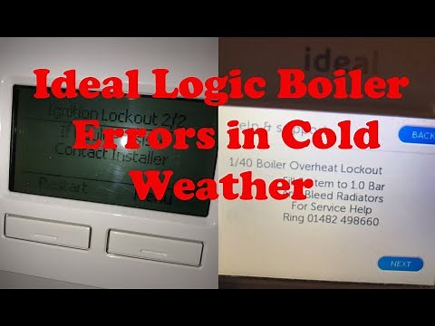 Ideal Logic+ Boiler Error Code L2 - No Hot water/heating - How to fix Ignition Lockout - Pipe Frozen