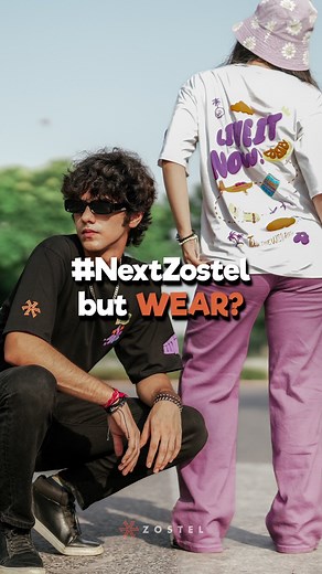 Zostel on Instagram: "#NEXTZOSTEL announcement is coming your way, can you guess what is it?!🤩🔥 As we celebrate Zostel’s 10 Years of #MakingIndiaTravel, we’re bringing you something NEW that’ll add a bit of pizzazz & fun to your daily routine. ✨💯 Think you know what’s coming? Tell us below.👇 We’re doing the BIG reveal tomorrow. It’s time to #WearItNow!🕺😎 📹: @pulkitxx 💁🏼‍♀️ : @aananyagoswamii 💁🏼‍♂️ : @udayyssingh MUA: @tanyaarora_artistry . . . #zostel #liveitnow #travel #tourism #trav
