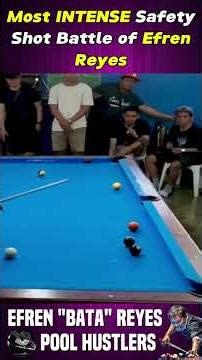 INTENSE Safety Battle! Efren Reyes vs Opponent - Who will win?