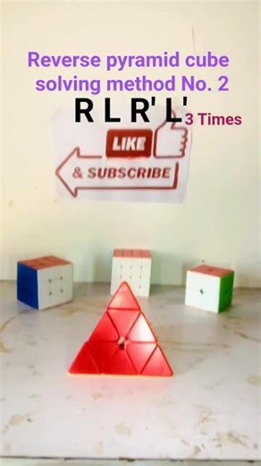 ##reverse pyramid cube solving method No. 2##