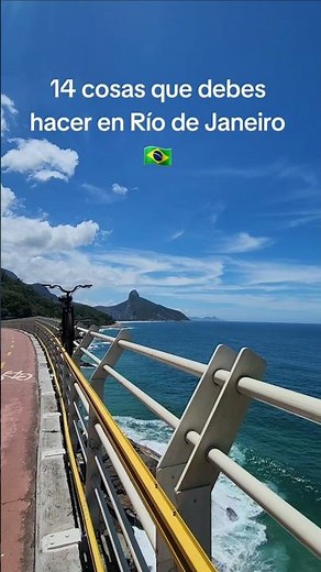 14 cosas que debes hacer en Río de Janeiro 🇧🇷✨ #RioDeJaneiro #Brasil #Viajes