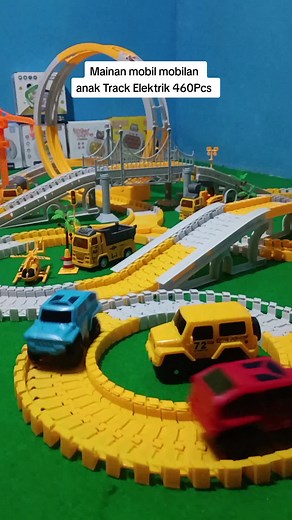 Mainan Mobil Elektrik Anak: Track 460 Pieces