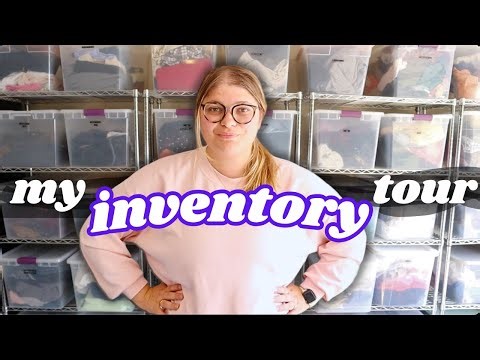 HOW I STORE INVENTORY! 🚨 My Poshmark & eBay Reseller Inventory Storage Tour!