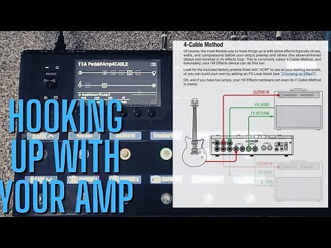Hooking up your Helix with an Amp - Four Cable Method and More