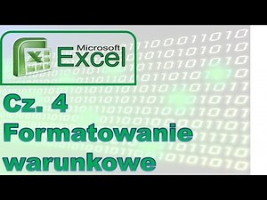 030 MS Excel cz 4 formatowanie warunkowe