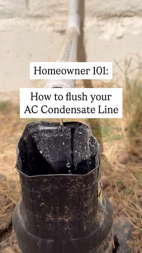 Melinda | Home Maintenance & Cleaning Reminders | One of the easiest AC maintenance tasks you can DIY? Flushing the condensate drain line. If your AC’s not cooling like it used to, or... | Instagram