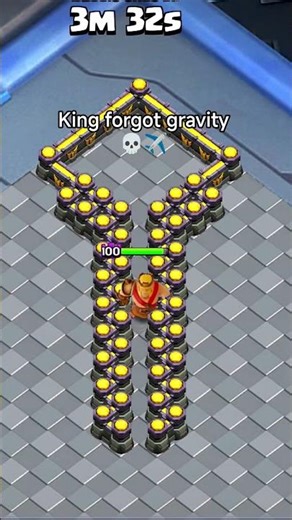 Barbarian King vs 10 Spring Traps 😭🔥 | Funniest COC Experiment Ever!