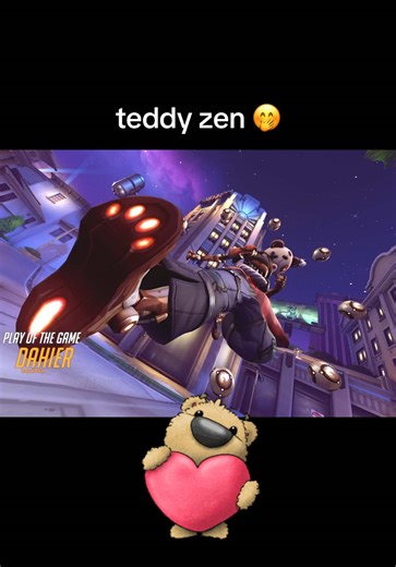 🧸 evil teddy strikes again #overwatch #overwatchme #zenyatta | teddy