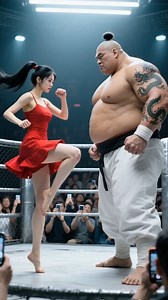 Ballet Beauty vs 150kg Sumo #BalletVsSumo #TinyVsGiant #BalletGirlFight #150kgSumo #BeautyVsBeast #EpicFightReel #DanceVsPower #MartialArtsClash #ViralFightShorts #GraceVsStrength | Justien