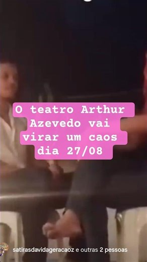 Gente, olha esse espetáculo que vai rolar no Teatro Arthur Azevedo! 🎭
