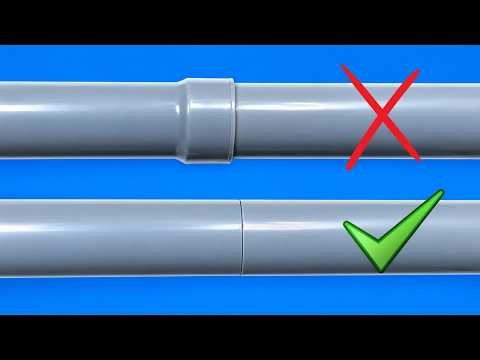 How to Connect 2 Same-Size PVC Pipes Without Buying an Adapter | Surprising Result