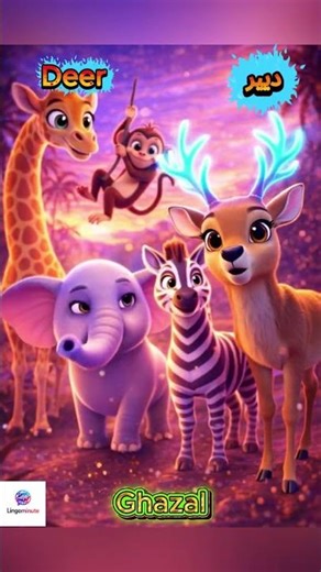 Can You Say These Animals in Arabic? 🦒👀