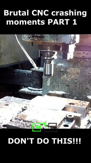 Brutal CNC Machine Crashes Compilation