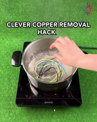 How to remove copper from wires easily