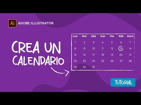 📅Como hacer un CALENDARIO en illustrator - MUY FÁCIL - TUTORIAL ✅