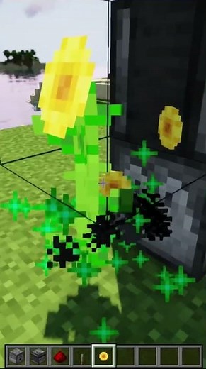 Super easy automatic flower farm - minecraft