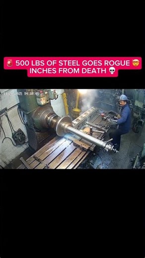 ⚠️ HORROR Crash: 500lb Shaft EJECTS at High RPM! 🚨 #shorts