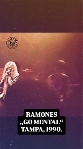 Ramones, „Go Mental“, Tampa, 1990. | RAMONES MUSEUM BERLIN