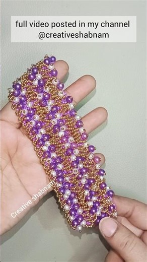 pearl and seed beads bracelet| #bracelet #shorts #diy #handmade #ytshorts #trending