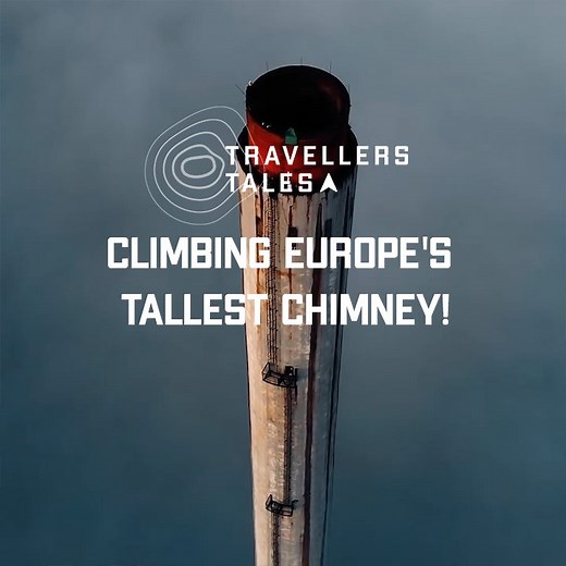 1.1M views · 2.2K reactions | These adventurers climbed Europe's tallest chimney, the risky 300 meter climb leads to a breathtaking sunrise  | UNILAD Adventure | Facebook