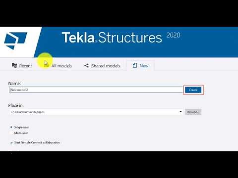 How to open files in Tekla Structure.