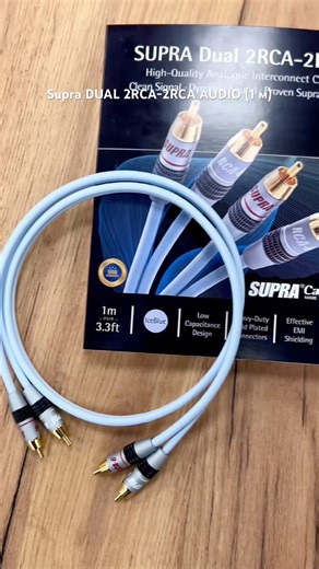 Supra DUAL 2RCA-2RCA AUDIO (1 м)