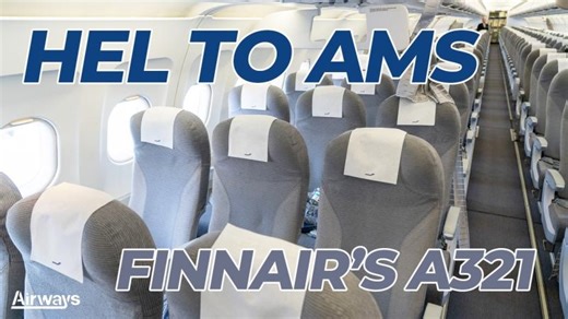 Flying Finnair from Helsinki to Amsterdam in Business Class | #Traveler | Airways Magazine