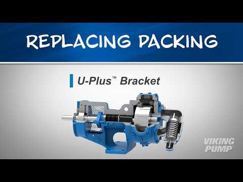 How to replace packing in pumps with the U-Plus™ bracket