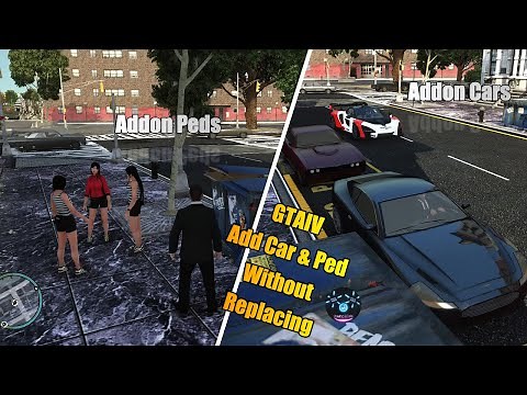 Grand Theft Auto IV | Easy way to Add Car and Ped without relacing