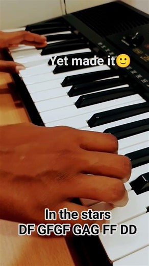 In the stars keyboard notes -Benson Boone.. I played a bit -@Dreamkey273 #pianotutorial #piano