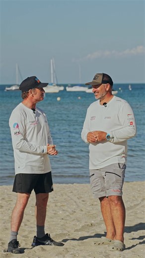 Debrief. Reset. Go again. Jon Emmett and Craig 'Salty' Greenhill debrief after a full-throttle Day 2 on Port Phillip. The work off the water matters just as much as the work on it. 🎥 @saltydingomedia Jon Emmett Blairgowrie Yacht Squadron RS Aero RS Sailing RS Aero Australia Sailing Raceboats Pty Ltd | Salty Dingo