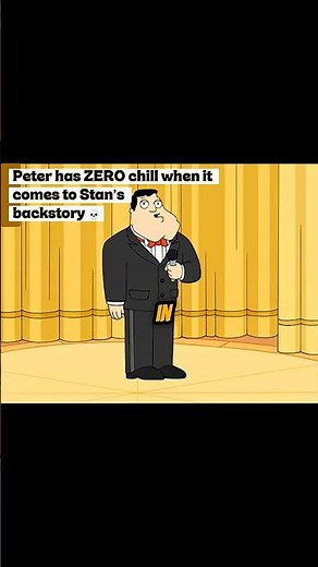Peter Griffin has ZERO interest in Stan’s backstory 💀 #shorts