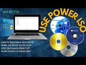 How to: Create Bootable Drive using PowerISO v8.4 | PENDRIVE |CD/DVD | 2023