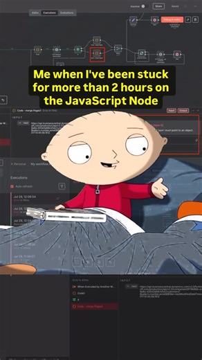 Manthan Patel | Lead Gen Man on Instagram: "JAjajajaj those of us who didn’t know anything about Code in the beginning can totally relate to this feeling of being stuck on the simplest thing #n8n #javascript #code"