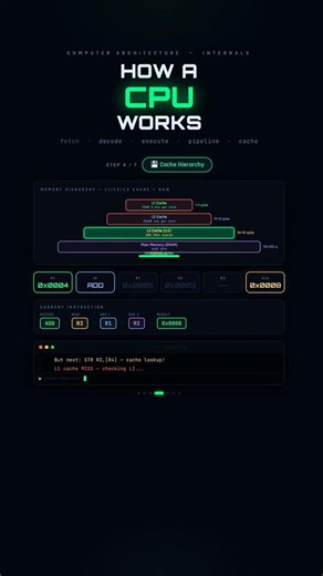 How a CPU Actually Works ⚡