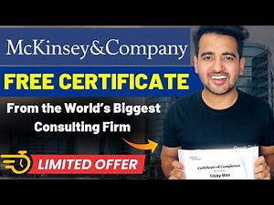 McKinsey Forward 2025 Certificate (100% Free) 🔥 10-Weeks Free Course for Everyone!