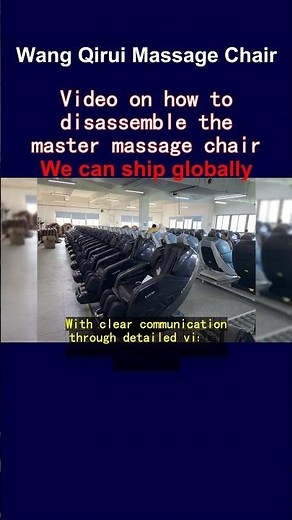 Video on how to disassemble the master massage chair