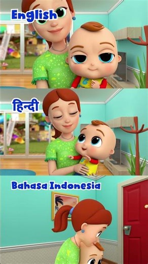 Learn to Say Hello👋 नमस्ते 👋 Halo 👋 Little Angel #kids #shorts
