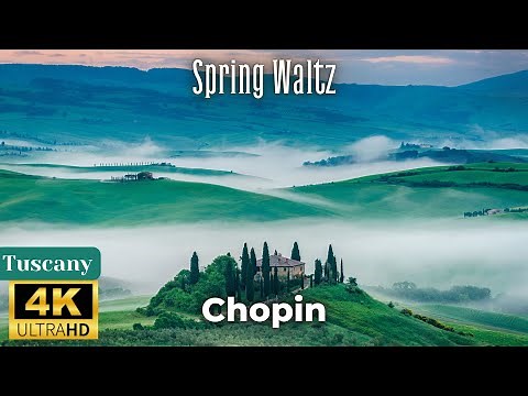 Spring Waltz (Mariage d'Amour) – Paul de Senneville | Piano & Tuscany Visuals
