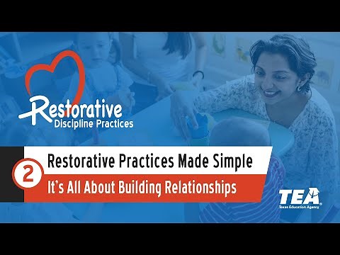 Restorative Practices Made Simple - 2 - It's All About Building Relationships (Tier 1)