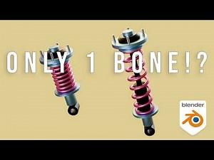 How to Model and Animate a Coilover - Blender 4.3